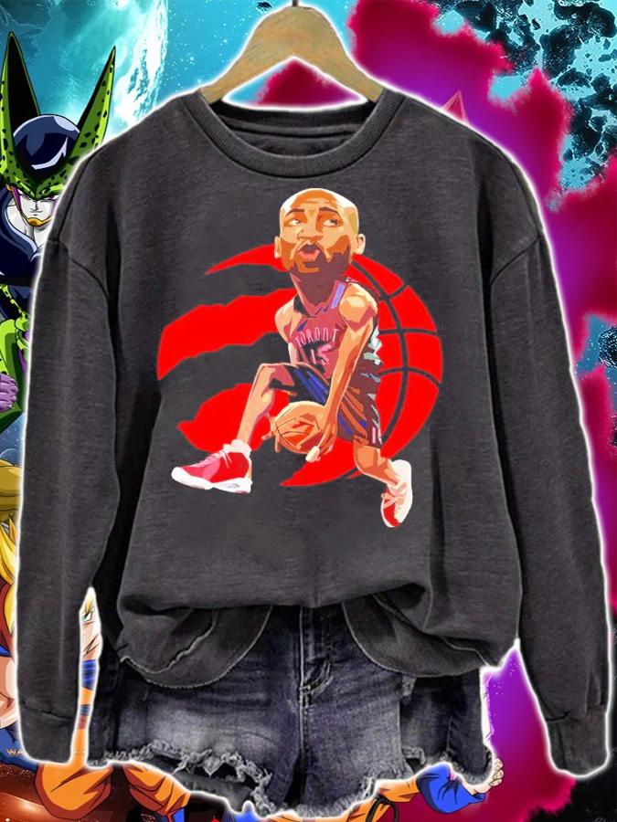 Vince Carter Dunking Toronto Raptors Basketball Shirt sweatshirt