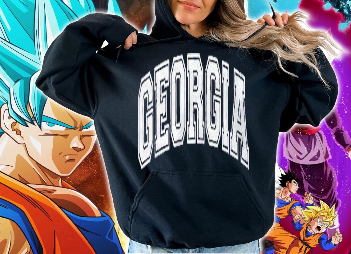 Vintage University Look Georgia Distressed Shirt hoodie