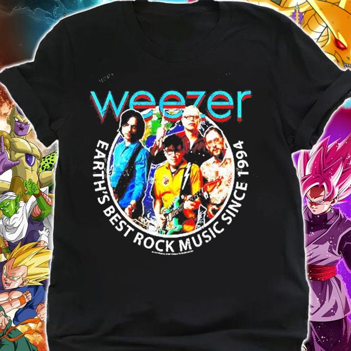 Weezer Earths Best Rock Music Since 1994 t-shirt shirt