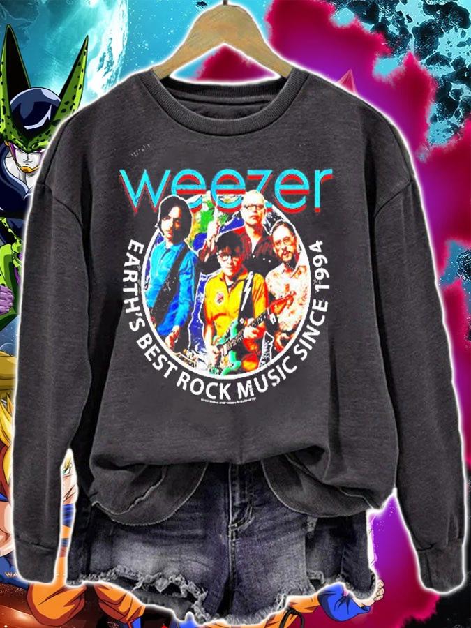 Weezer Earths Best Rock Music Since 1994 t-shirt sweatshirt