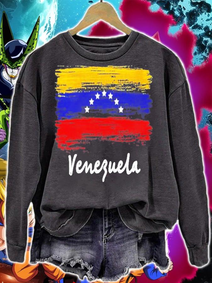Womens Venezuela 7 Star Flag Franela Venezuela Shirt sweatshirt