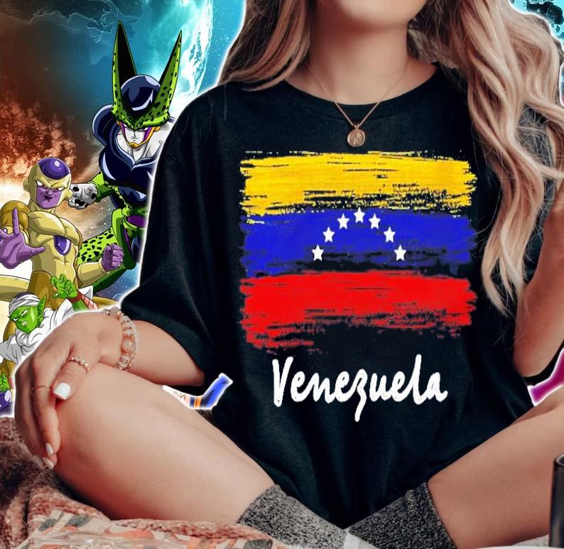 Womens Venezuela 7 Star Flag Franela Venezuela Shirt woman shirt