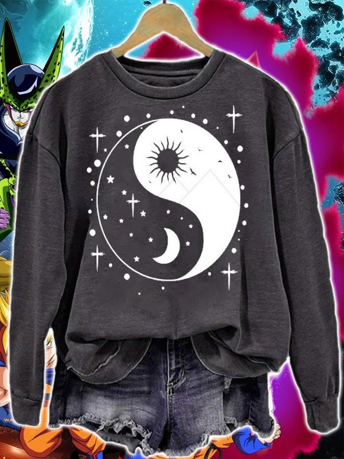 Yin And Yang Pullover T-Shirt sweatshirt
