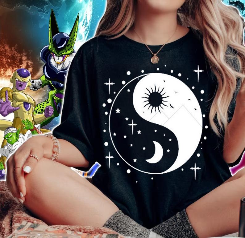 Yin And Yang Pullover T-Shirt woman shirt