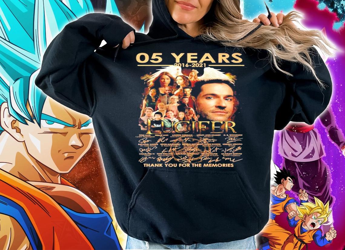 05 years 2016 2021 Lucifer signatures t-shirt hoodie