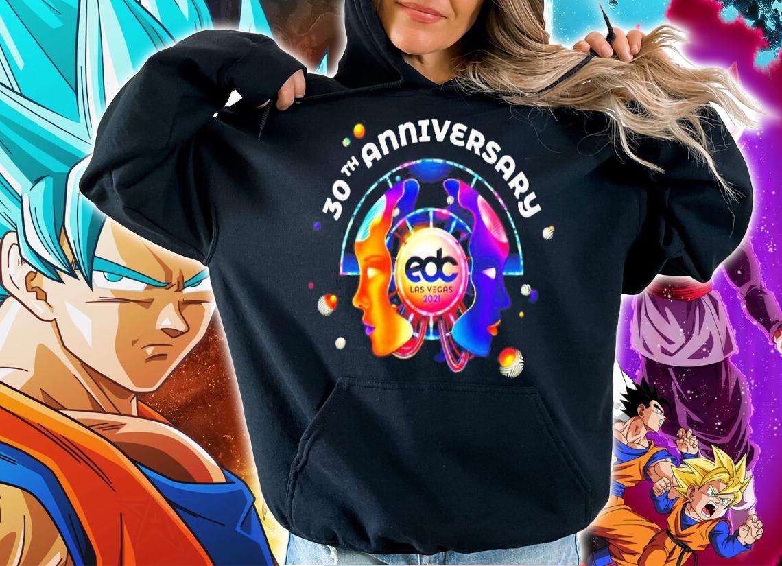 30th anniversary EDC Las Vegas 2021 t-shirt hoodie