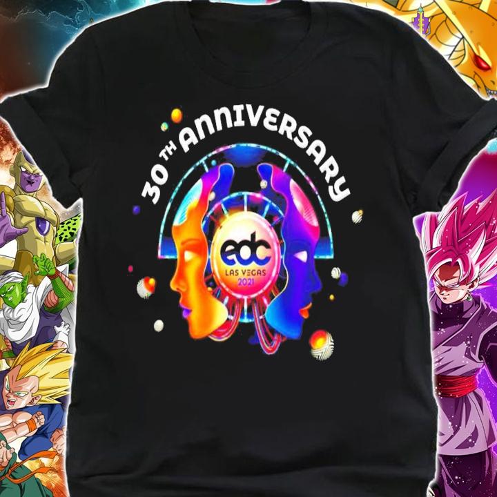 30th anniversary EDC Las Vegas 2021 t-shirt shirt