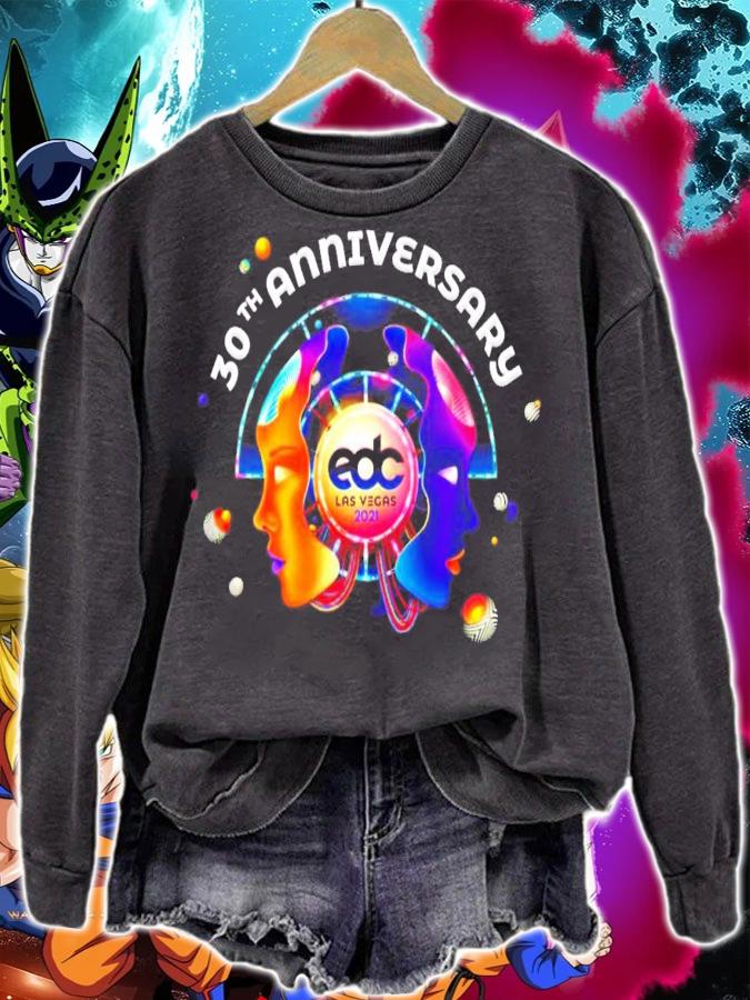 30th anniversary EDC Las Vegas 2021 t-shirt sweatshirt
