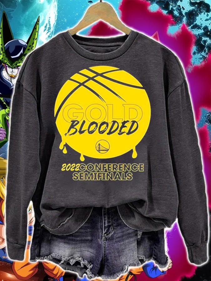 Chase Center Gold Blooded 2022 Conference Semifinals T-Shirt sweatshirt