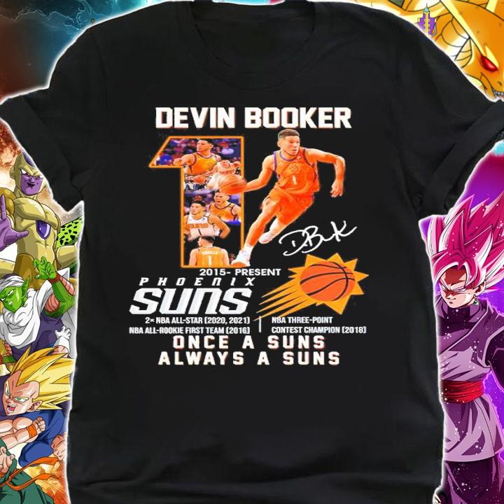 Devin Booker Phoenix Suns once a suns always a suns signature shirt shirt