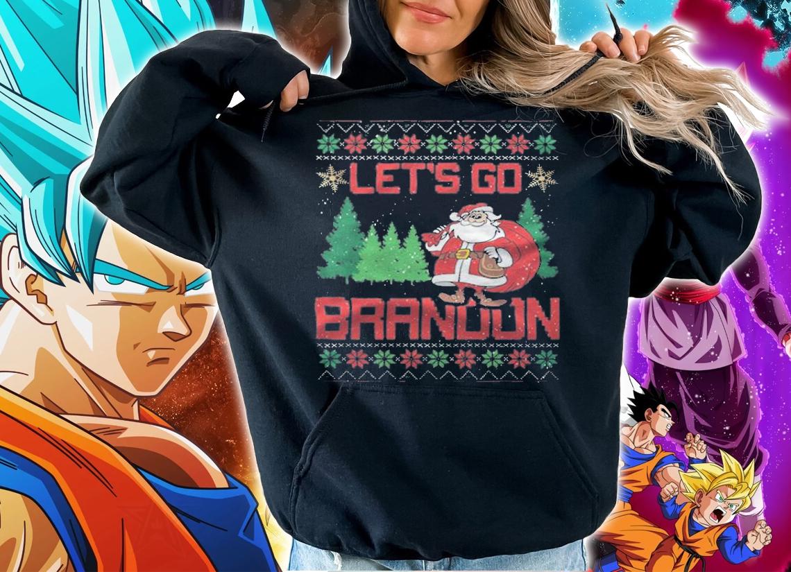 FJB Let's Go Brandon Funny Chant FJB Christmas T-Shirt hoodie