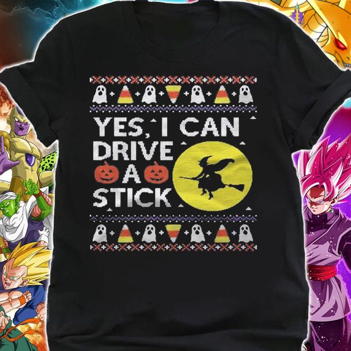 Funny Ugly Sweater Witch Drive Stick Halloween shirt shirt