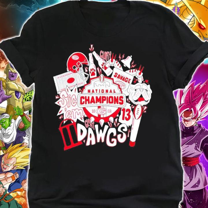 Georgia Bulldogs National Champions 2021 Sic 'Em Dawgs Shirt shirt