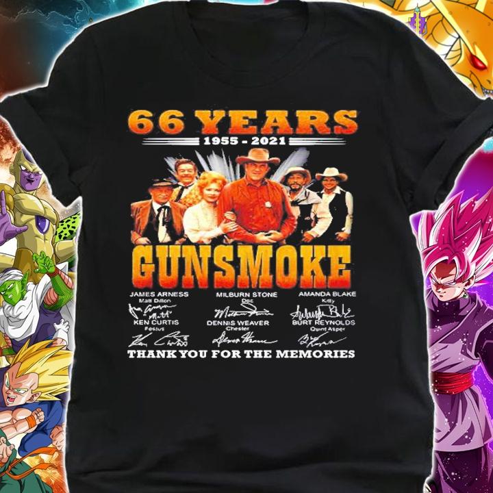 Gunsmoke 66 Years 1955 2021 Thank You For The Memories Gift Shirt shirt