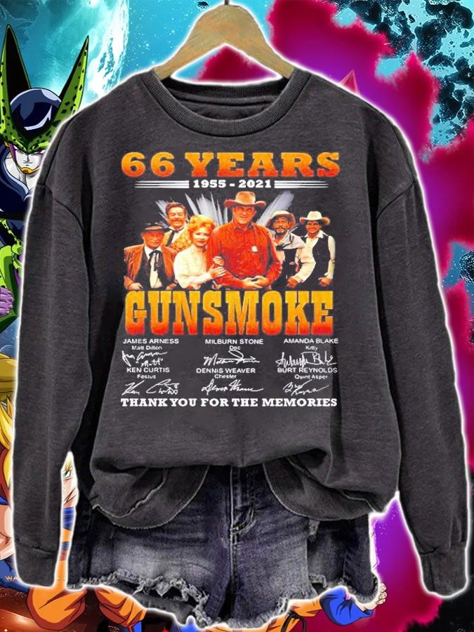 Gunsmoke 66 Years 1955 2021 Thank You For The Memories Gift Shirt sweatshirt