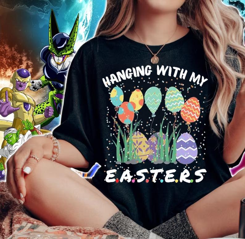 Hanging With My Easters Gnomies Funny Pajama T-Shirt woman shirt
