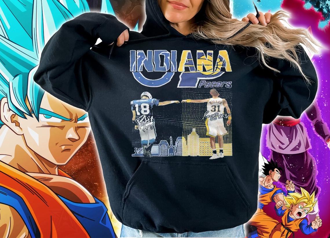 Indiana Pacers Making and Miller signatures shirt hoodie