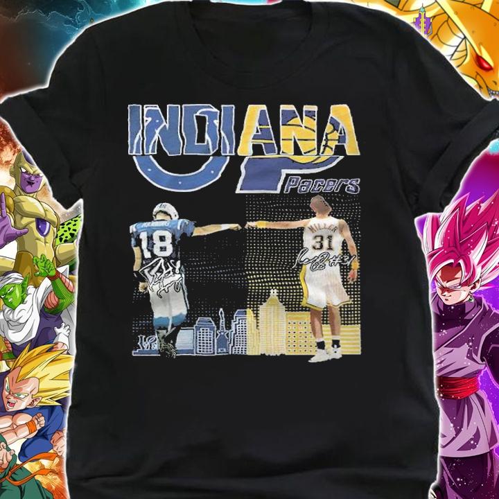 Indiana Pacers Making and Miller signatures shirt shirt