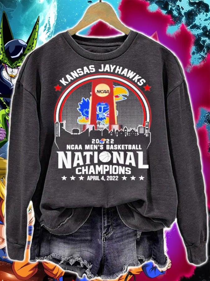 Kansas Jayhawks 2022 NCAA Men's Basketball National Champions April 4 2022 Shirt sweatshirt