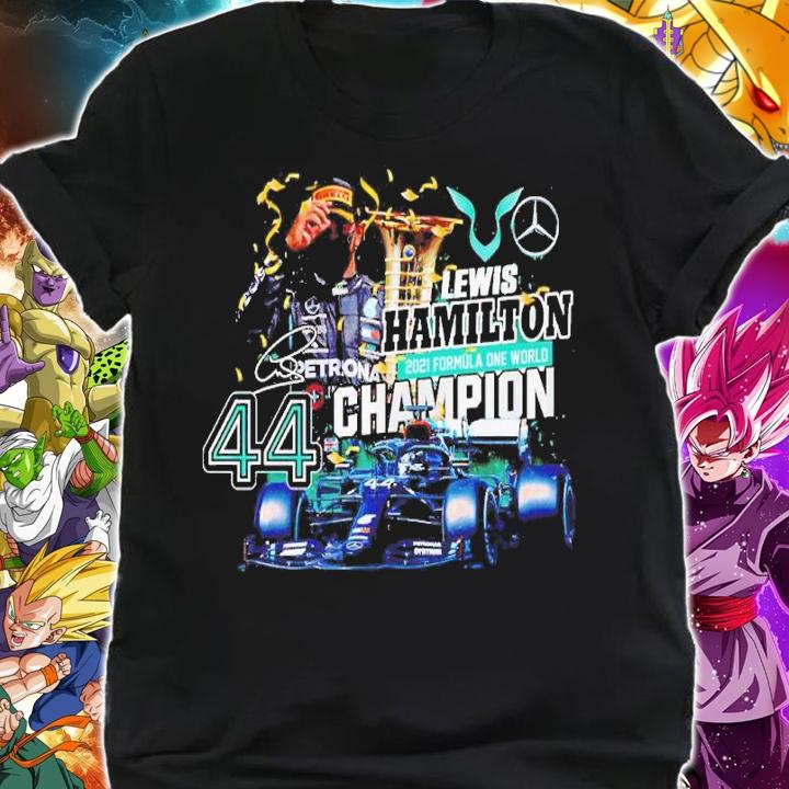 Lewis Hamilton 2021 formula one world champions shirt shirt