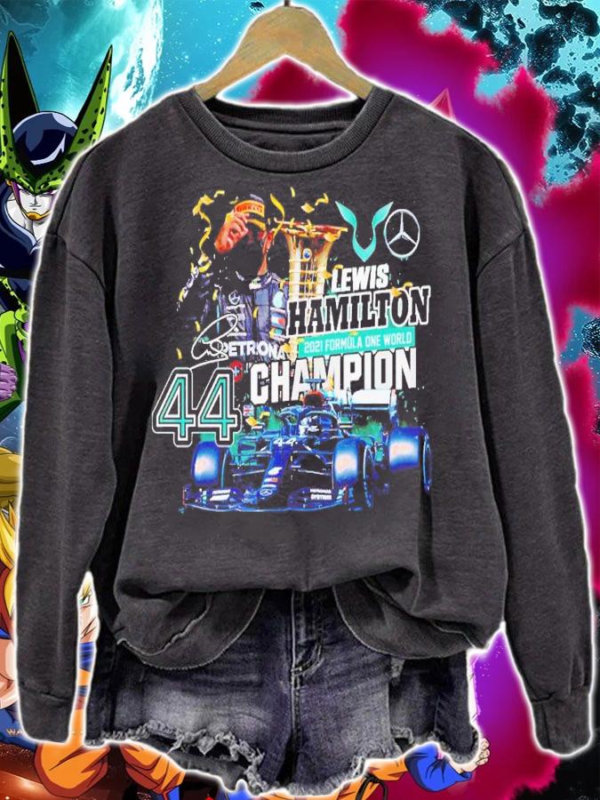 Lewis Hamilton 2021 formula one world champions shirt sweatshirt