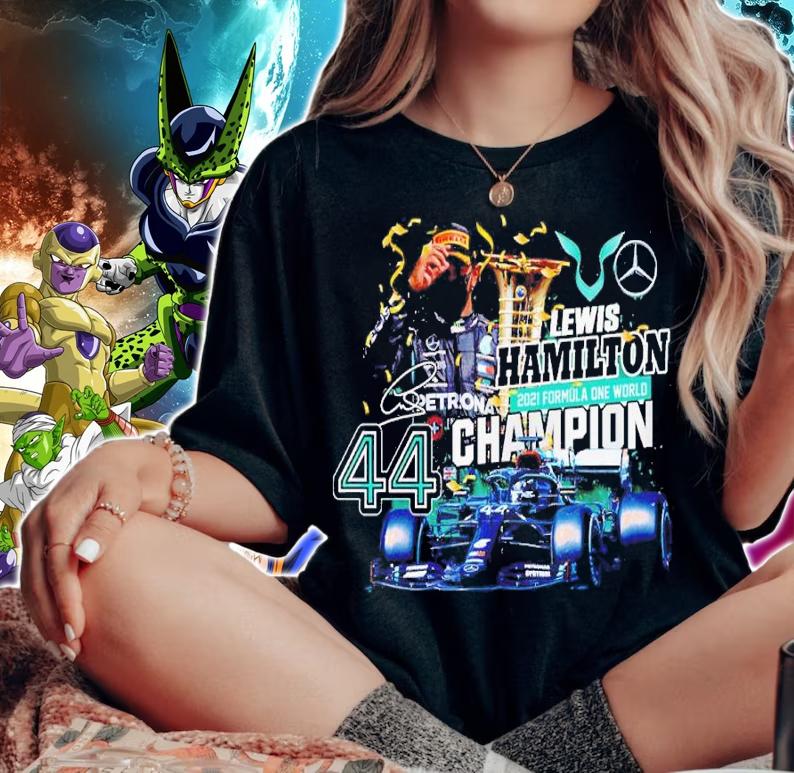 Lewis Hamilton 2021 formula one world champions shirt woman shirt