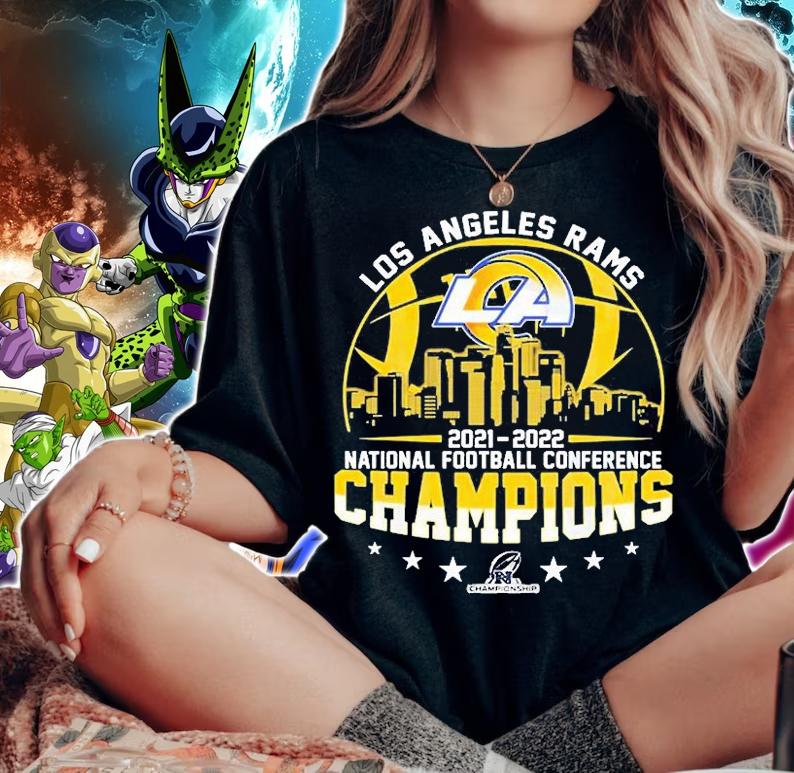 Los Angeles Rams 2021 2022 NFC Champions T-Shirt woman shirt