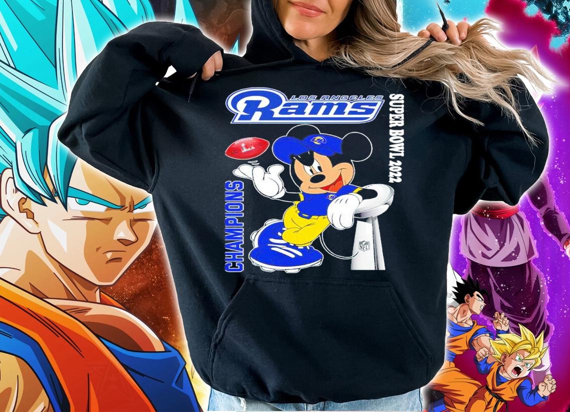 Mickey Los Angeles Rams Super Bowl 2022 Champions shirt hoodie