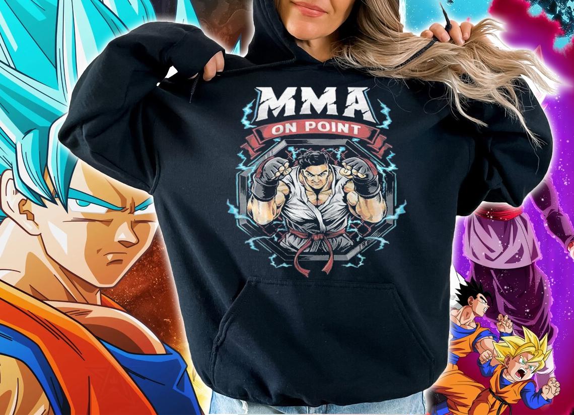 MMA on Point anime funny T-shirt hoodie