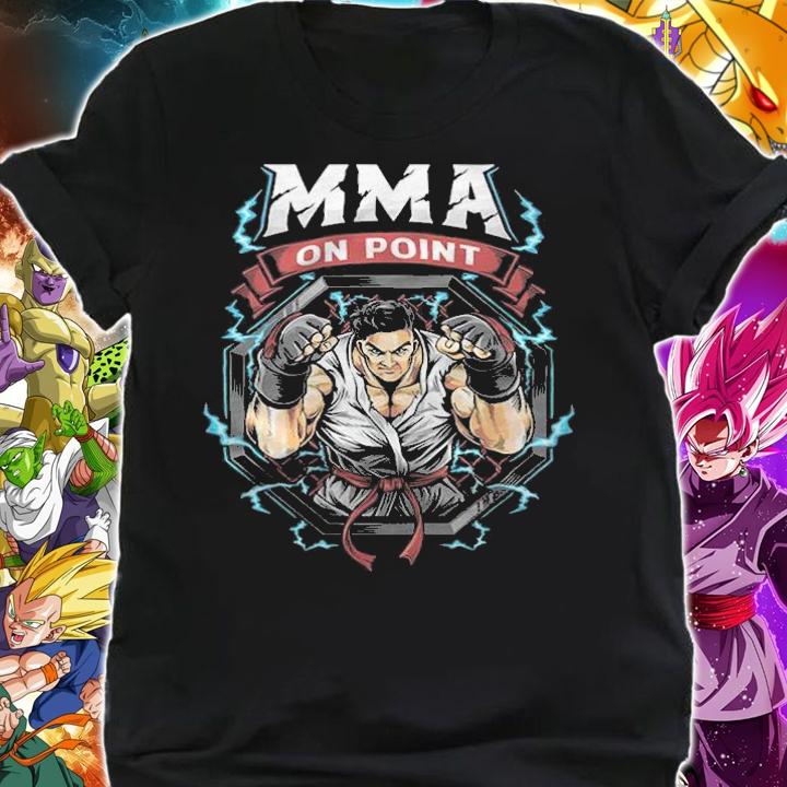 MMA on Point anime funny T-shirt shirt