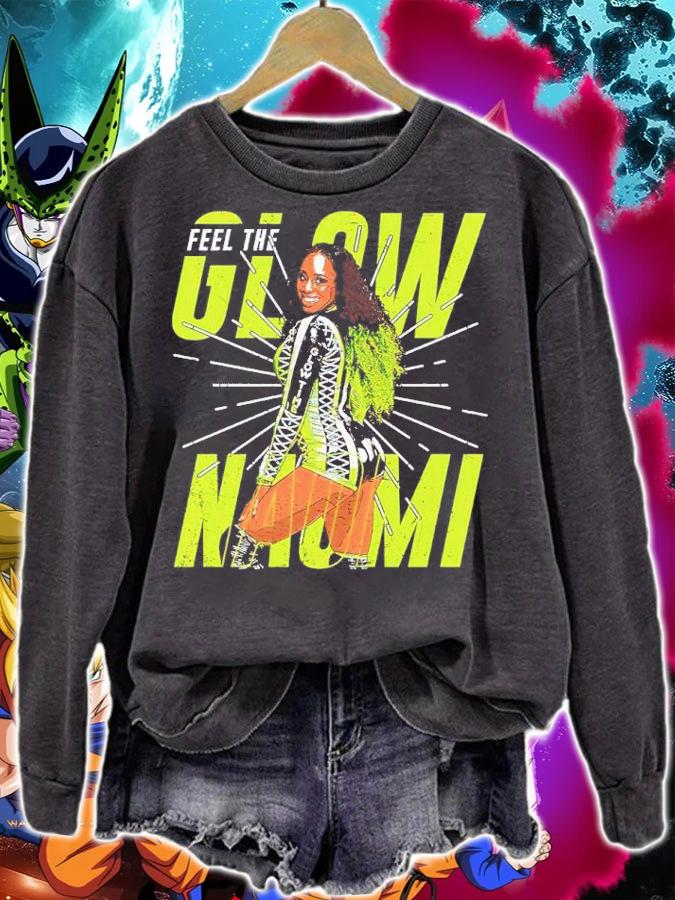 Naomi Feel The Glow Women Superstars WWE Shirt sweatshirt