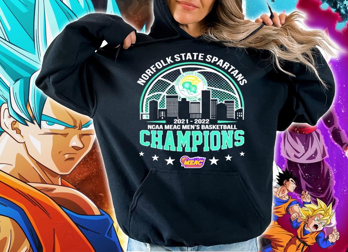 Norfolk State Spartans 2021-2022 NCAA Meac Men's Basketball Champions Shirt hoodie