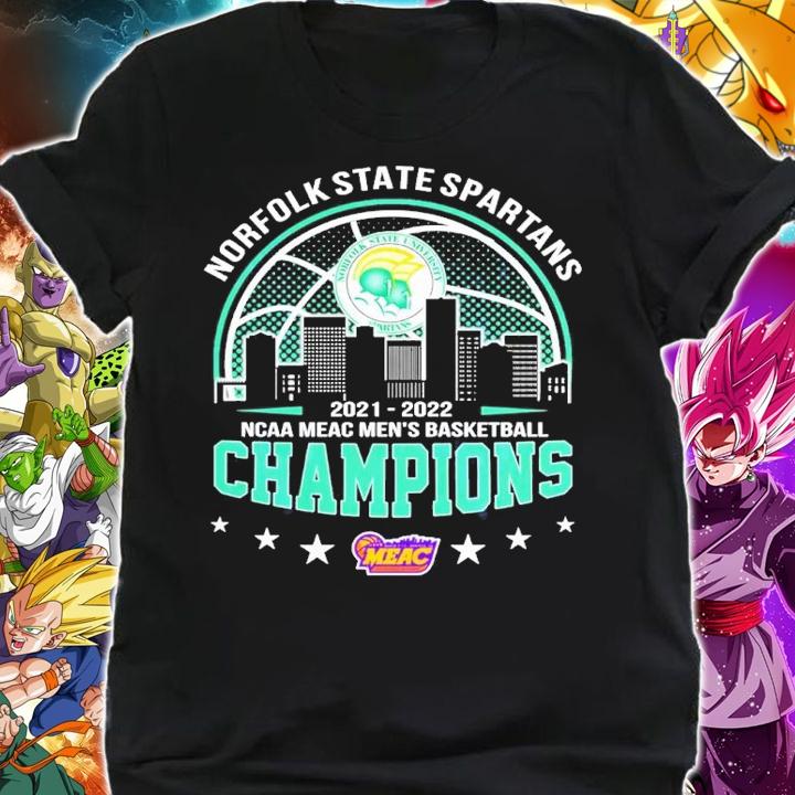 Norfolk State Spartans 2021-2022 NCAA Meac Men's Basketball Champions Shirt shirt