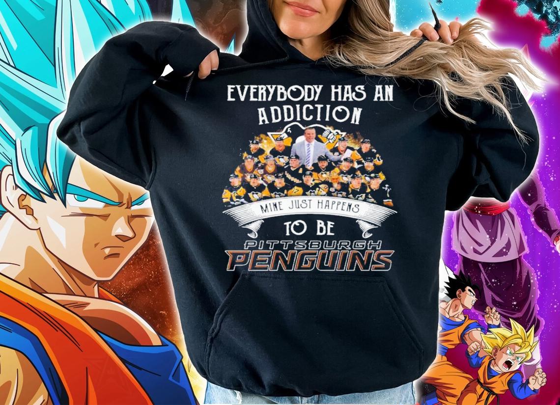 Official Everybody Has An Addiction Mine Happens To Be Pittsburgh Penguins Shirt hoodie