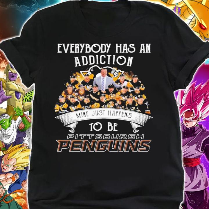 Official Everybody Has An Addiction Mine Happens To Be Pittsburgh Penguins Shirt shirt