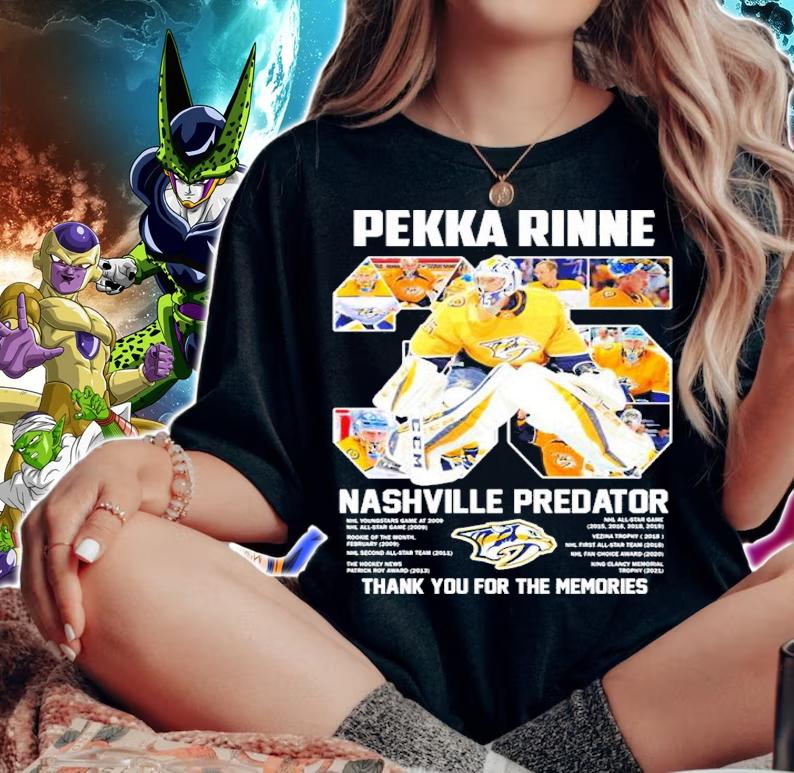 Pekka Rinne Nashville Predator Thank You For The Memories Shirt woman shirt