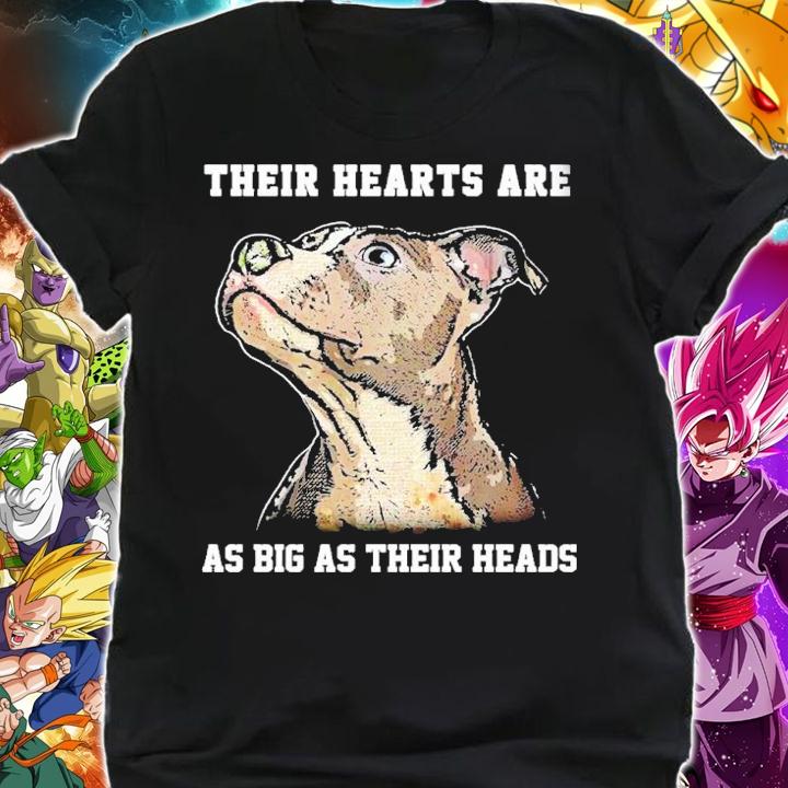 Pitbull Their Hearts Are As Big As Their Heads Shirt shirt