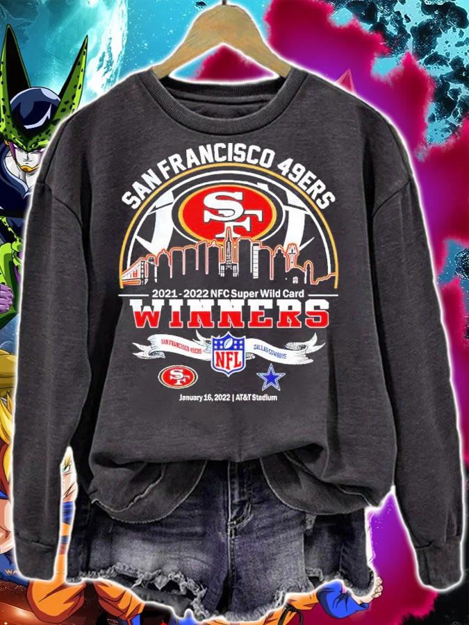 San Francisco 49ers 20210-2022 NFC Super Wild Card Winner Matchups NFL San Francisco 49ers Vs Dallas Cowboys Shirt sweatshirt