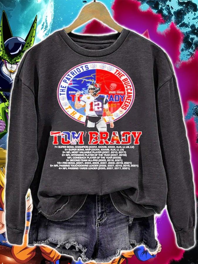 The Patriots The Buccaneers THE GOAT Tom Brady Signatures Shirt sweatshirt