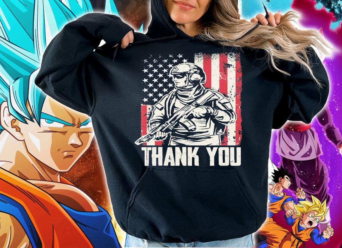 Veteran Day Thank You For Your Service USA Flaf Vintage T-Shirt hoodie