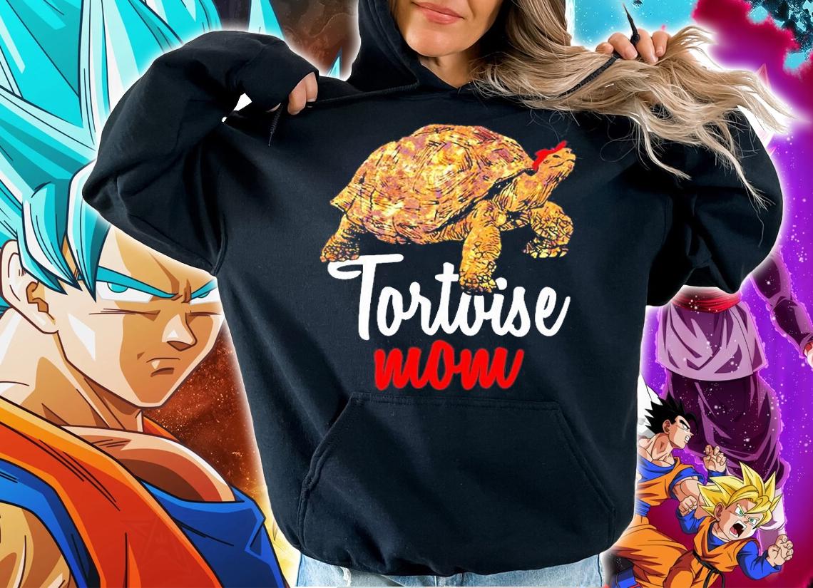 Womens African Spurred Mom Sulcata Tortoise T-Shirt hoodie
