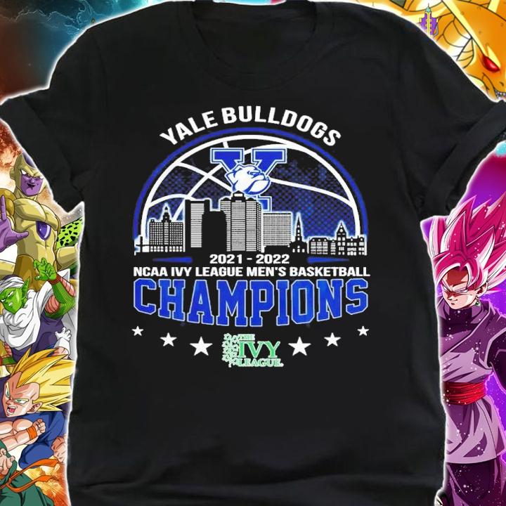 Yale Bulldogs 2021-2022 NCAA Ivy League Men's Basketball Champions Shirt shirt