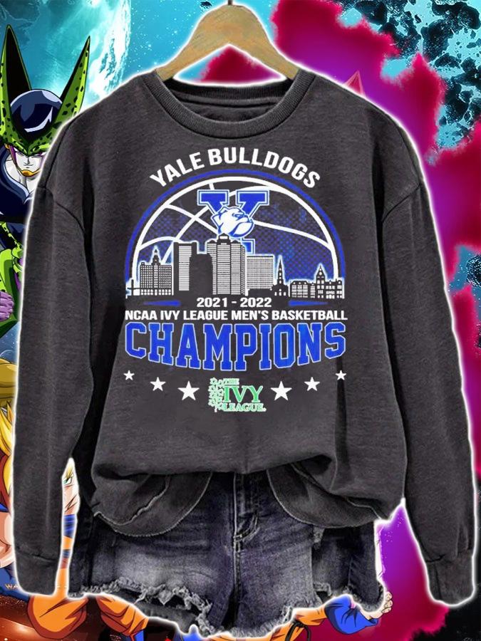 Yale Bulldogs 2021-2022 NCAA Ivy League Men's Basketball Champions Shirt sweatshirt
