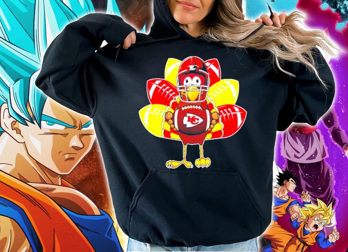 Turkey Kansas City Chiefs football thanksgiving shirt t-shirt hoodie