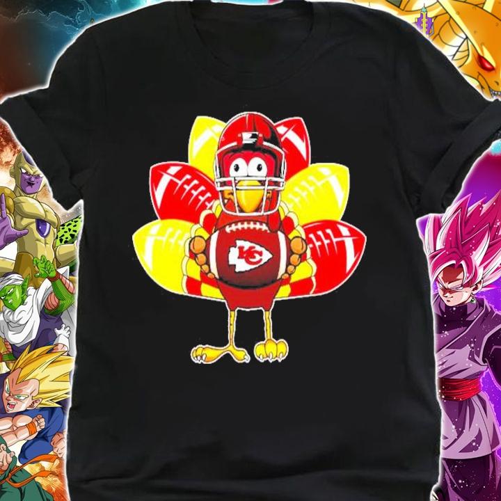 Turkey Kansas City Chiefs football thanksgiving shirt t-shirt shirt