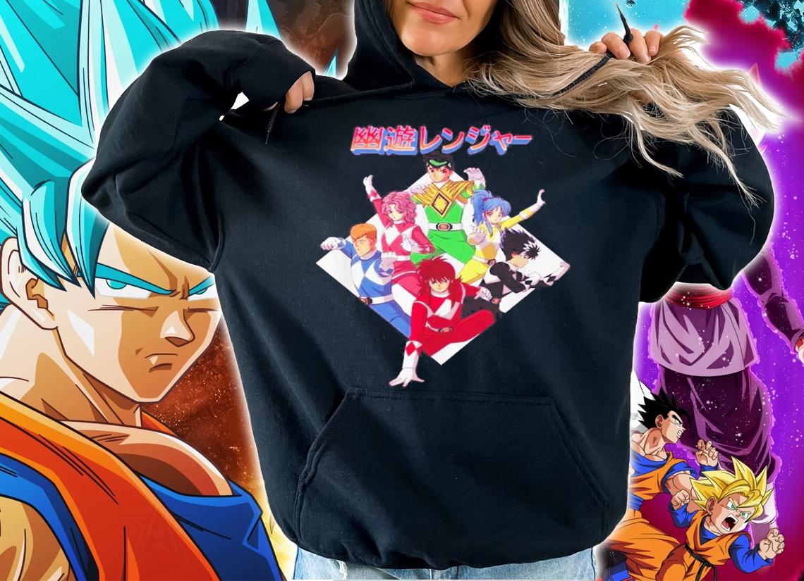 Yu Yu Hakusho Power Rangers t-shirt hoodie