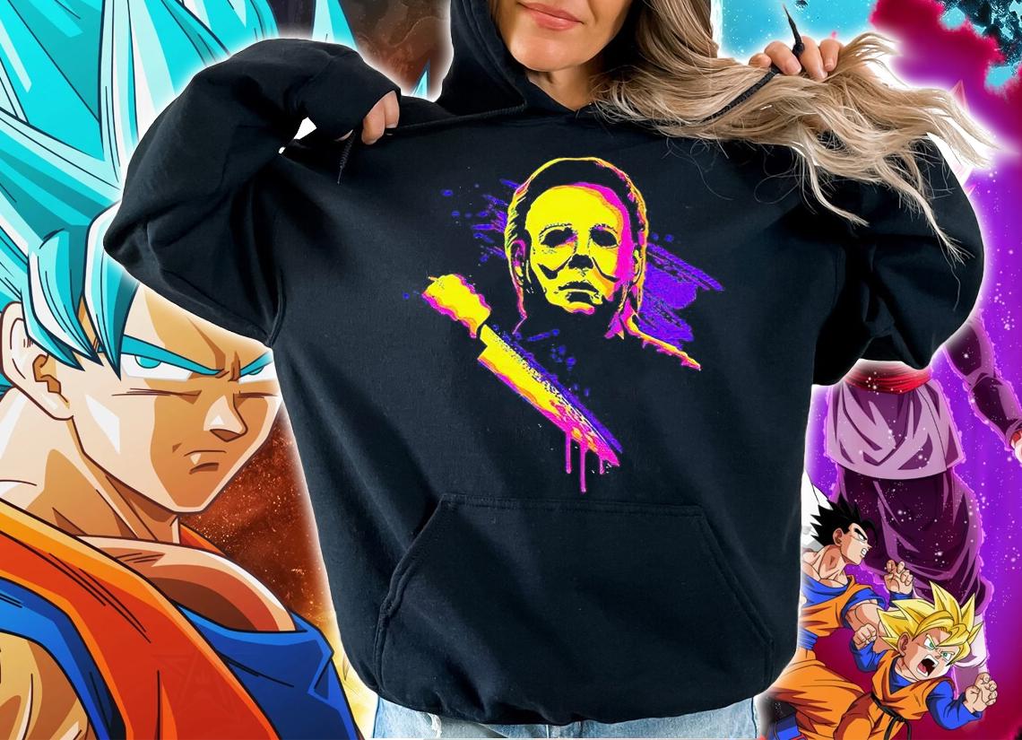 Neon Michael Myers Halloween T-shirt hoodie