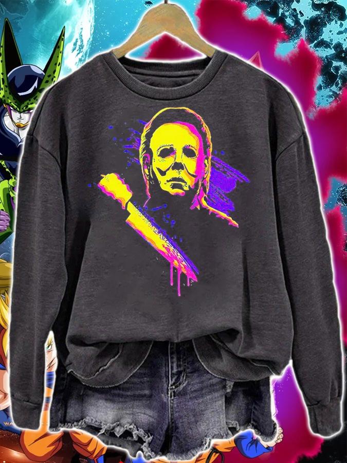 Neon Michael Myers Halloween T-shirt sweatshirt