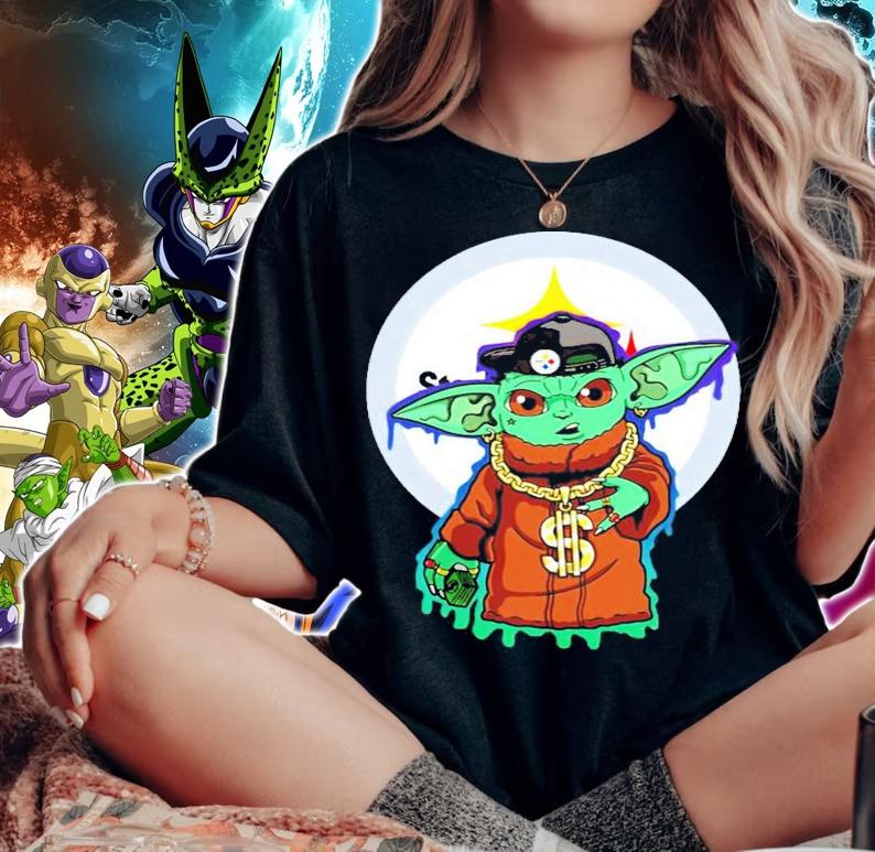 Pittsburgh Steelers Baby Yoda shirt woman shirt