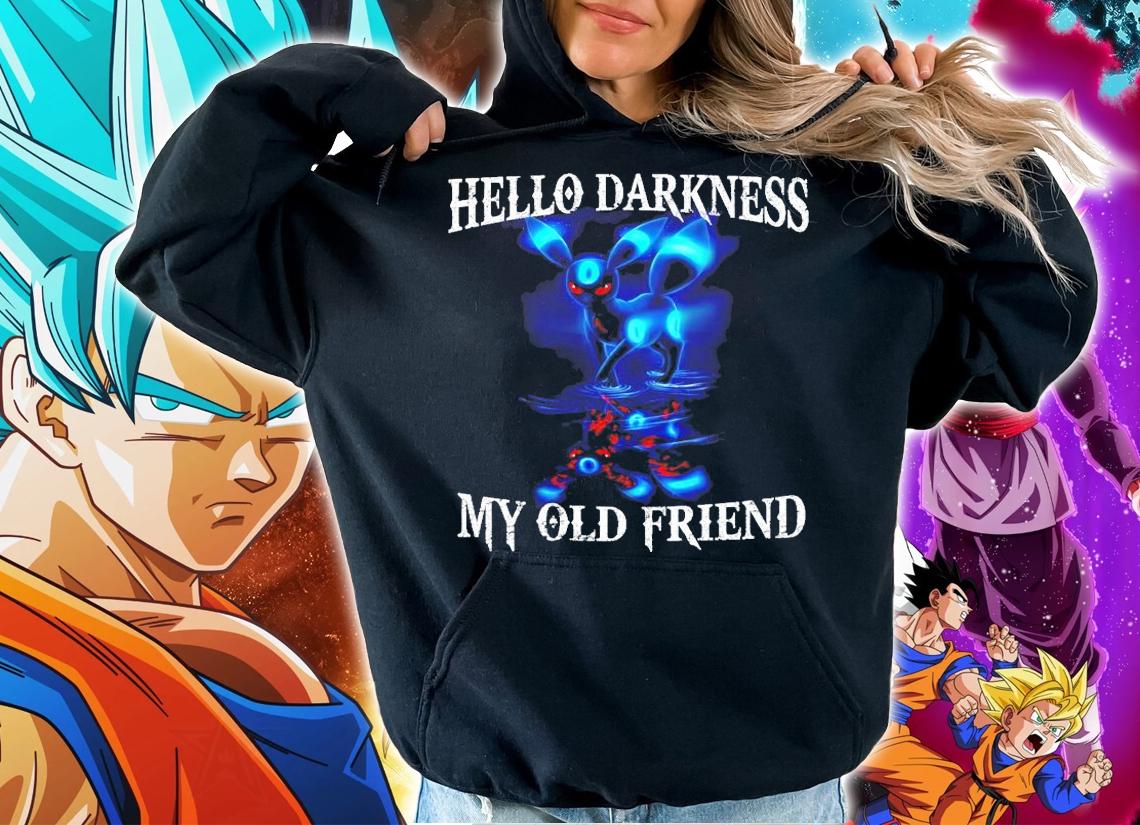 Pokemon Umbreon Hello Darkness my old friend shirt hoodie